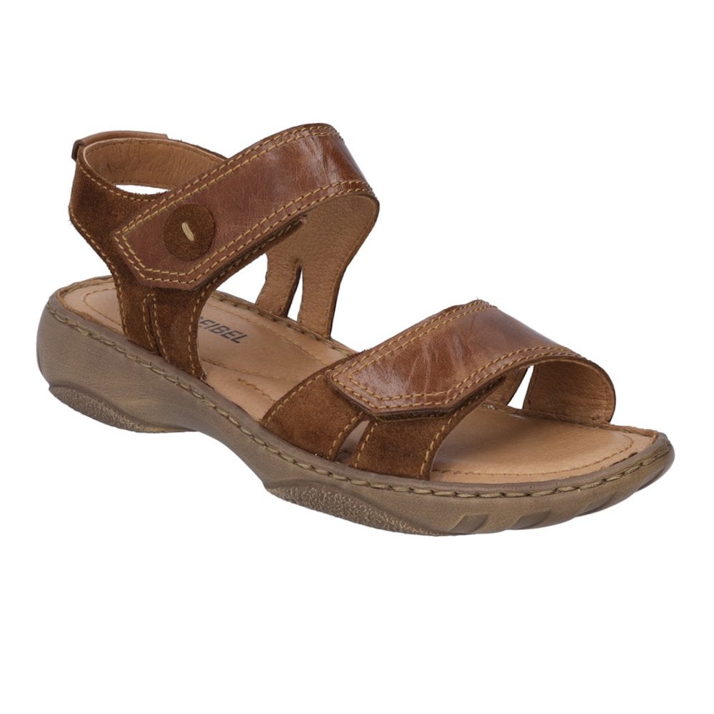 Josef Seibel Debra 58 Leather Sandal - Brandy - image 001 |ww_colour=brandy|ww_order=001|