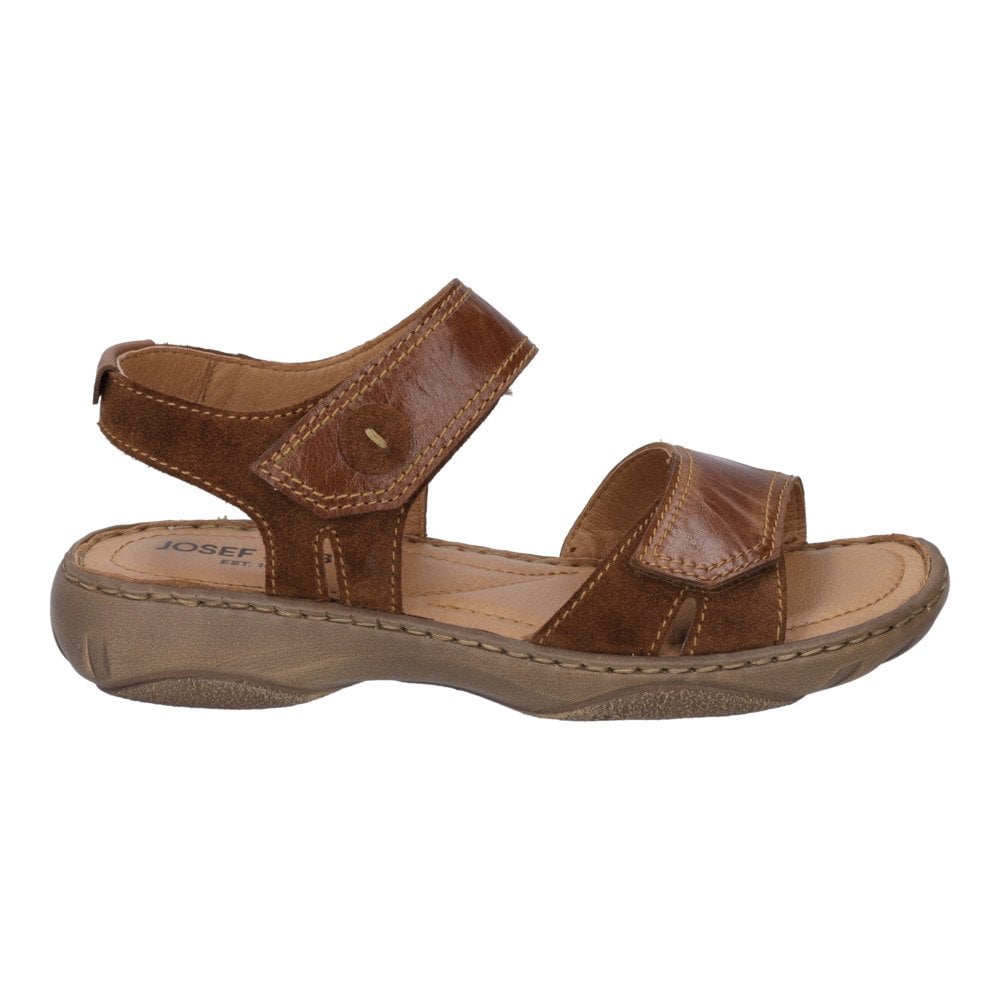 Josef Seibel Debra 58 Leather Sandal - Brandy - image 002 |ww_colour=brandy|ww_order=002|