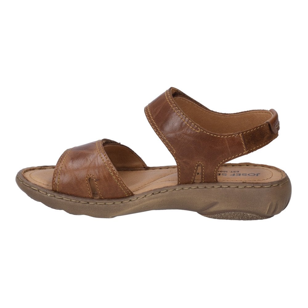Josef Seibel Debra 58 Leather Sandal - Brandy - image 003 |ww_colour=brandy|ww_order=003|