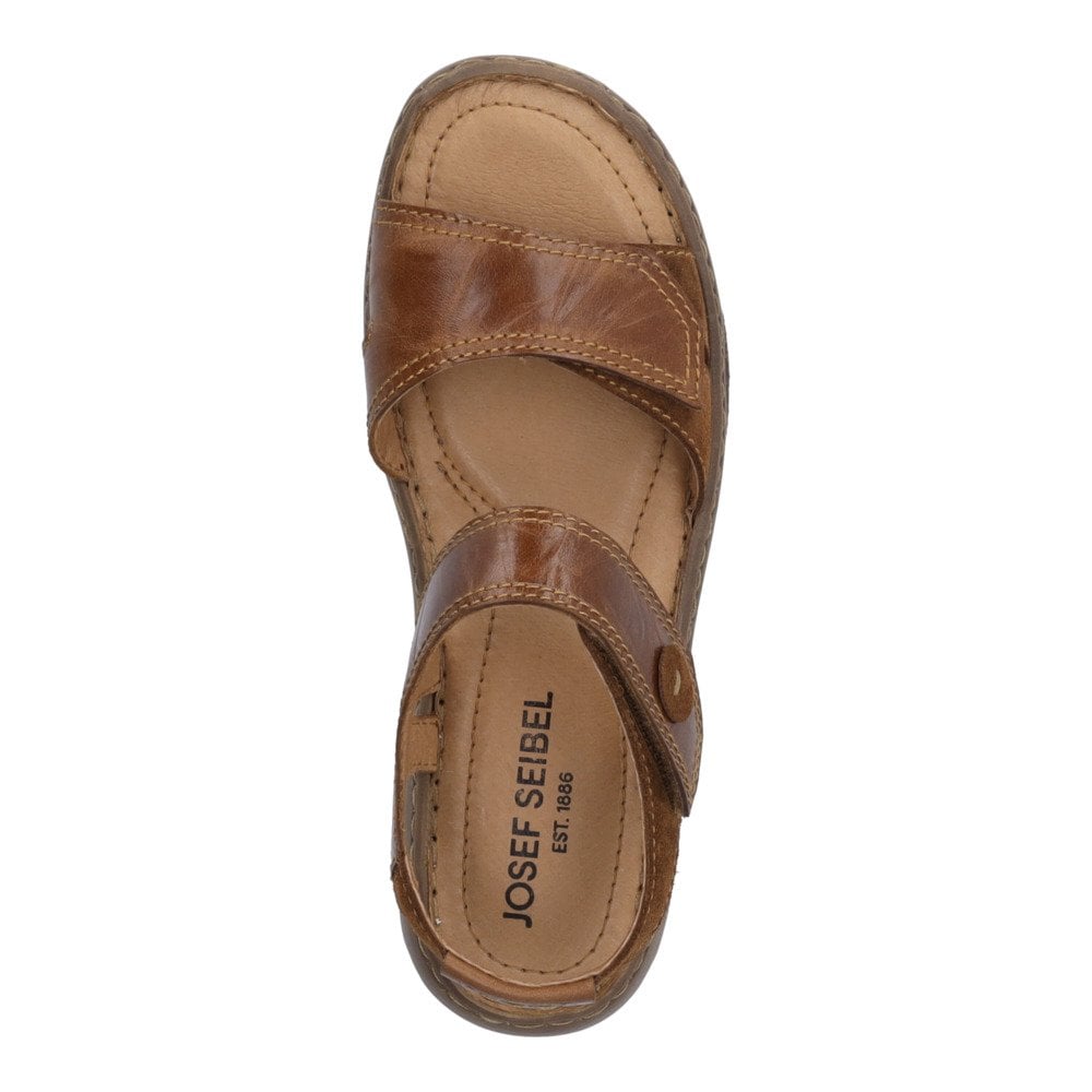 Josef Seibel Debra 58 Leather Sandal - Brandy - image 006 |ww_colour=brandy|ww_order=006|