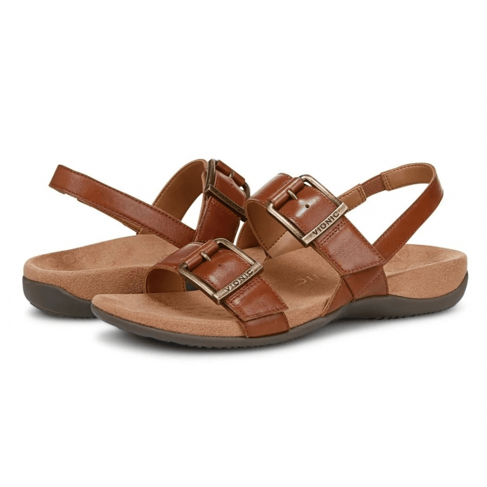 Vionic Reese Wide Fit Slingback Sandal - Tan - image 002 |ww_colour=tan|ww_order=002|