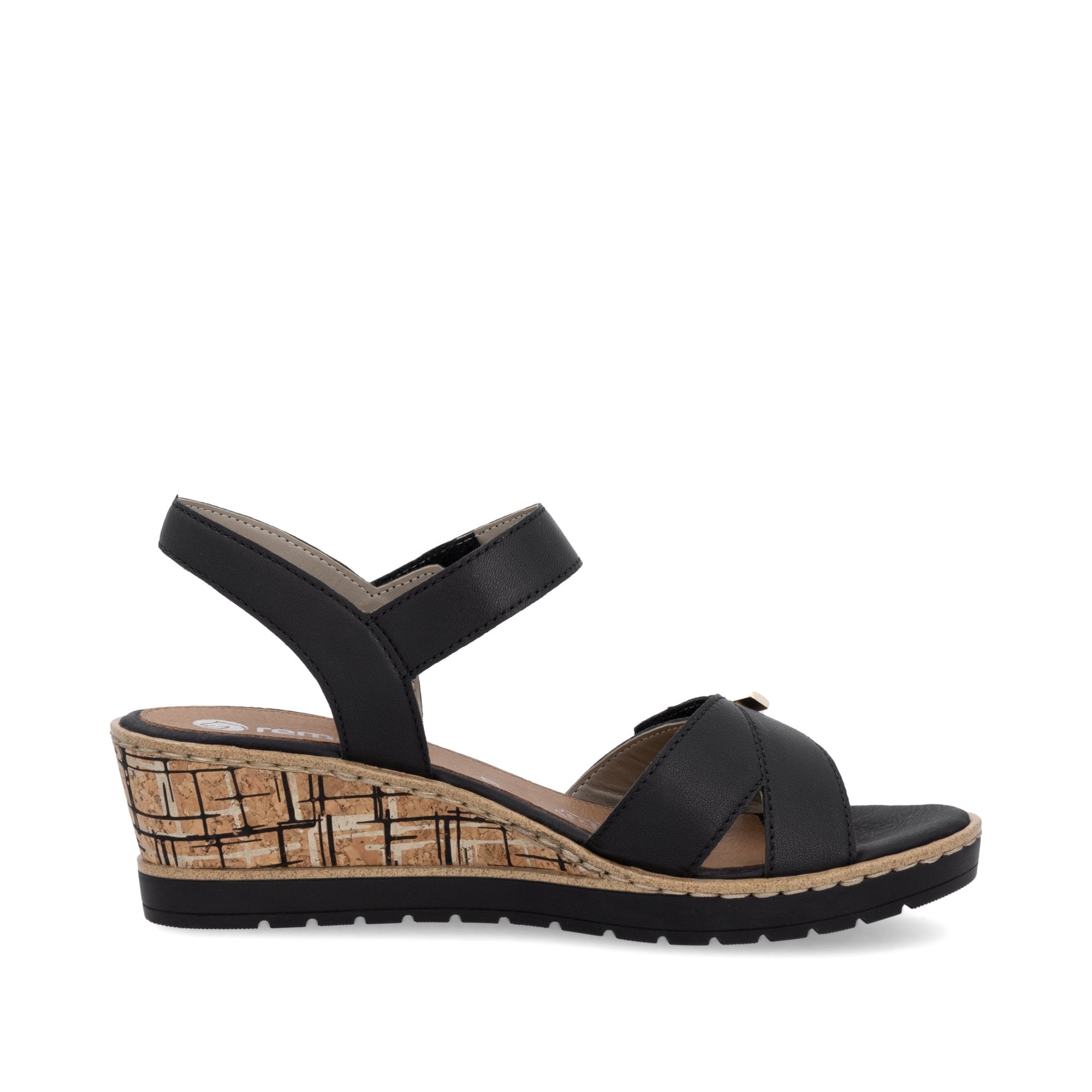 Remonte R6266 Summer Sandals - Black - image 005 |ww_colour=black|ww_order=005|