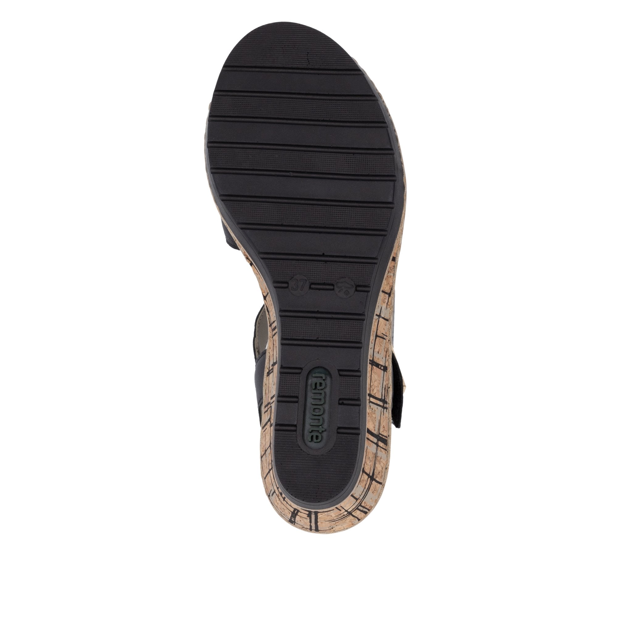 Remonte R6266 Summer Sandals - Black - image 008 |ww_colour=black|ww_order=008|