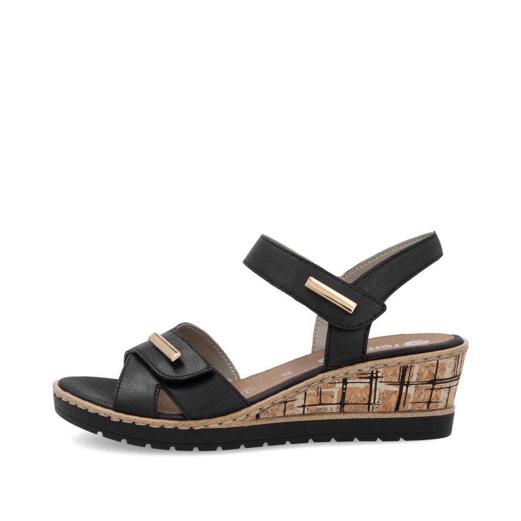 Remonte R6266 Summer Sandals - Black - image 010 |ww_colour=black|ww_order=010|
