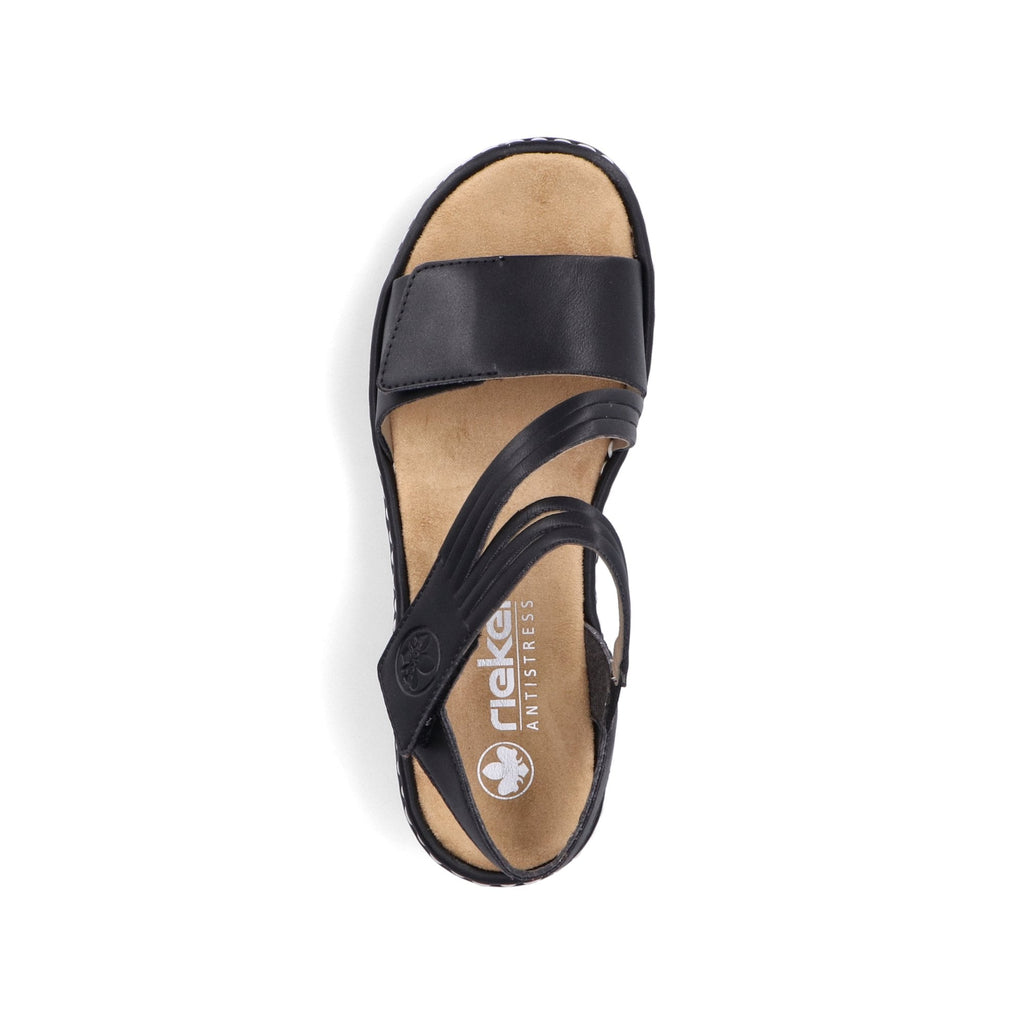 Rieker V1364 Double Strap Sandal - Black - image 006 |ww_colour=black|ww_order=006|