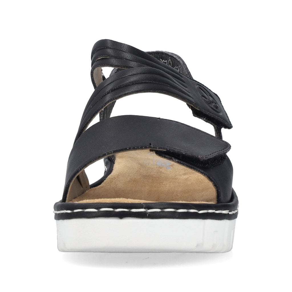 Rieker V1364 Double Strap Sandal - Black - image 009 |ww_colour=black|ww_order=009|