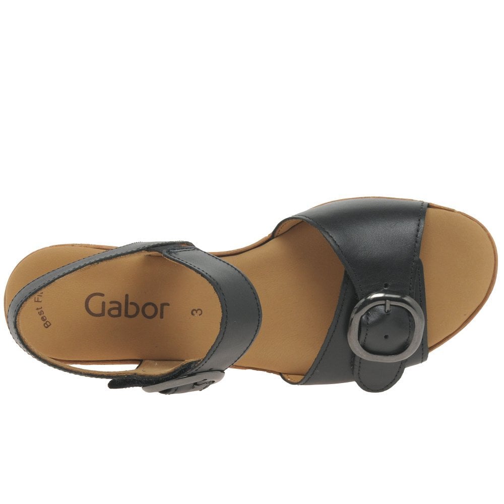 Gabor Fantastica Heeled Sandal - Black - image 002 |ww_colour=black|ww_order=002|