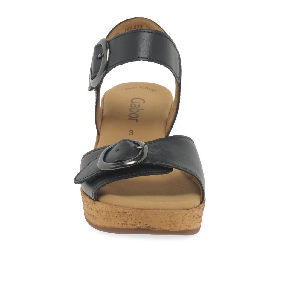 Gabor Fantastica Heeled Sandal - Black - image 003 |ww_colour=black|ww_order=003|