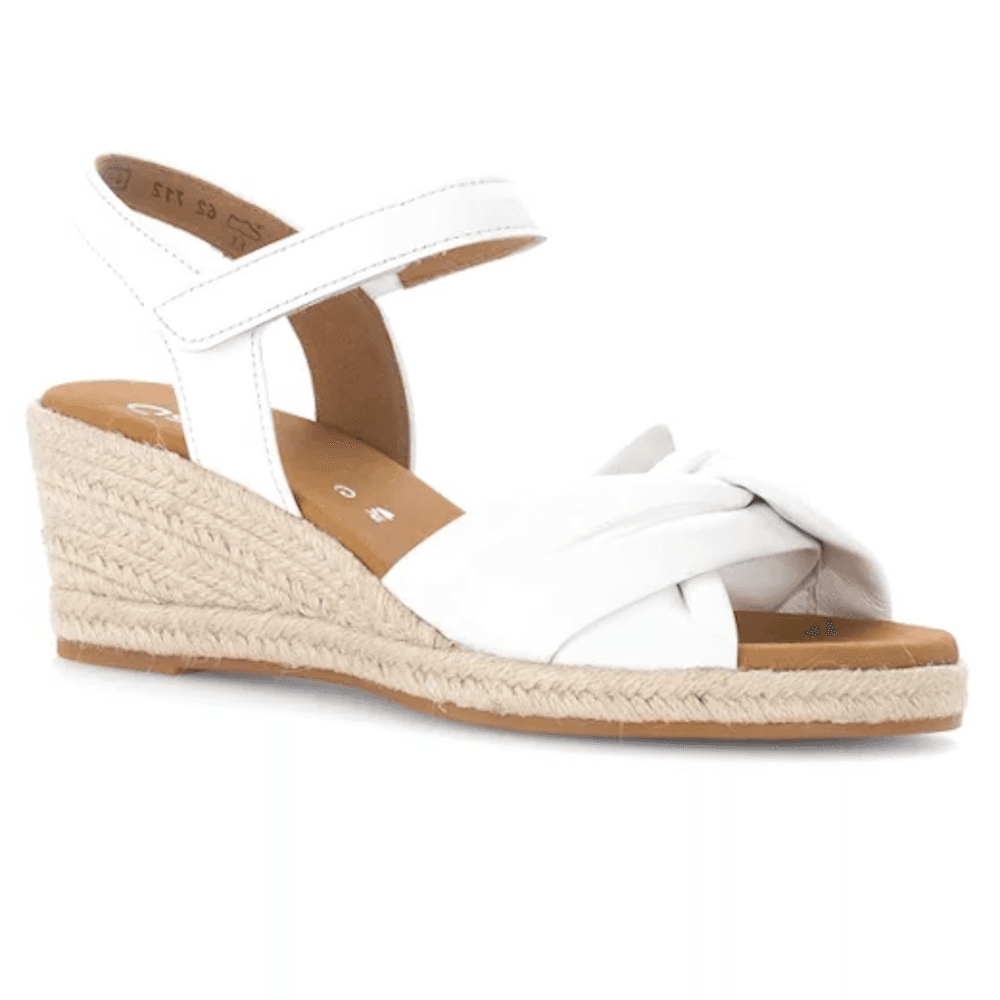 Gabor Moon Wedge Sandal - White - image 001 |ww_colour=white|ww_order=001|