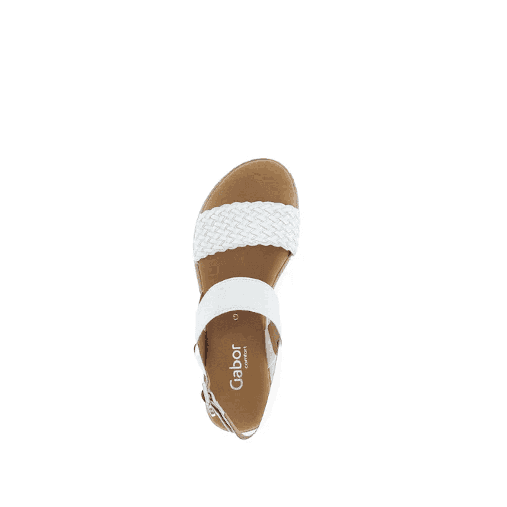 Gabor Wedge Sandal 705 - White - image 004 |ww_colour=white|ww_order=004|