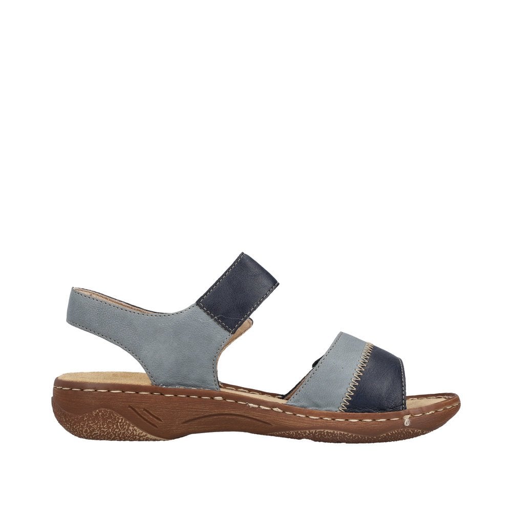 Rieker V2860 Touch Fastening Sandal - Blue - image 009 |ww_colour=blue|ww_order=009|