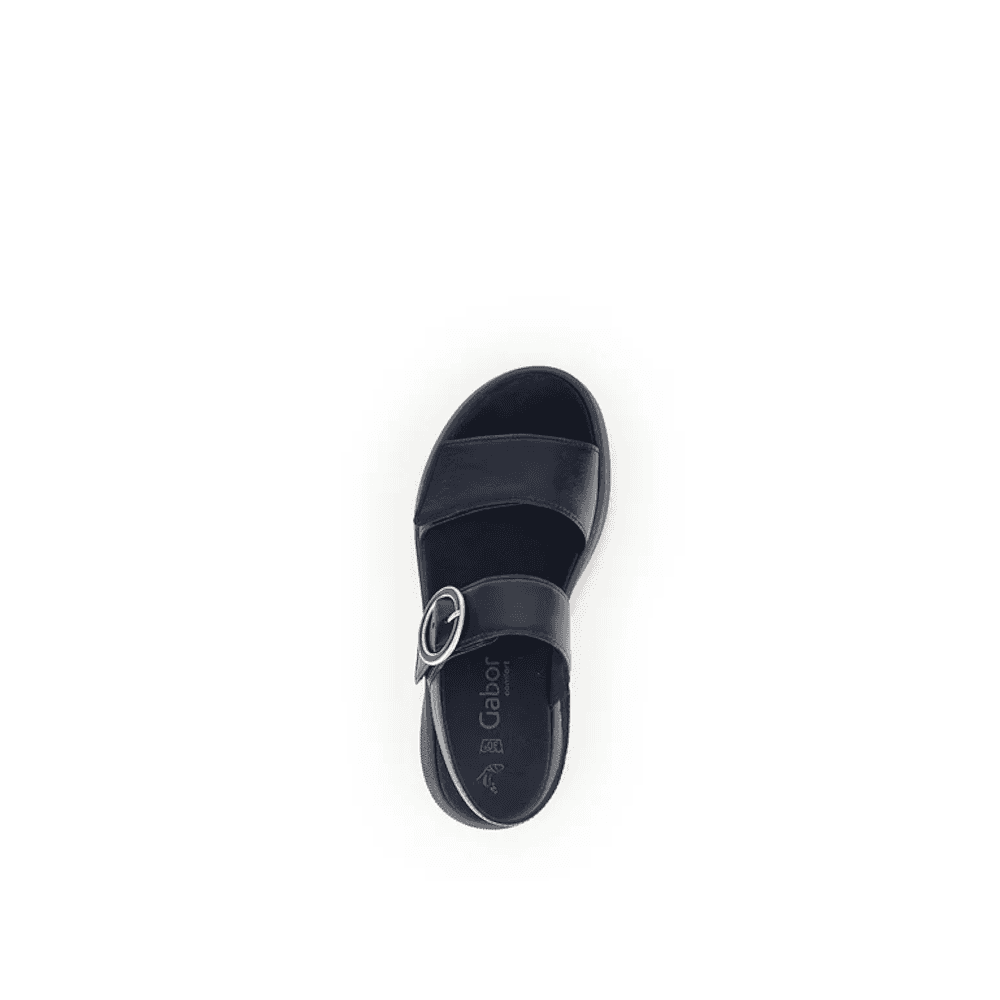 Gabor Pack Leather Sandal - Black - image 005 |ww_colour=black|ww_order=005|