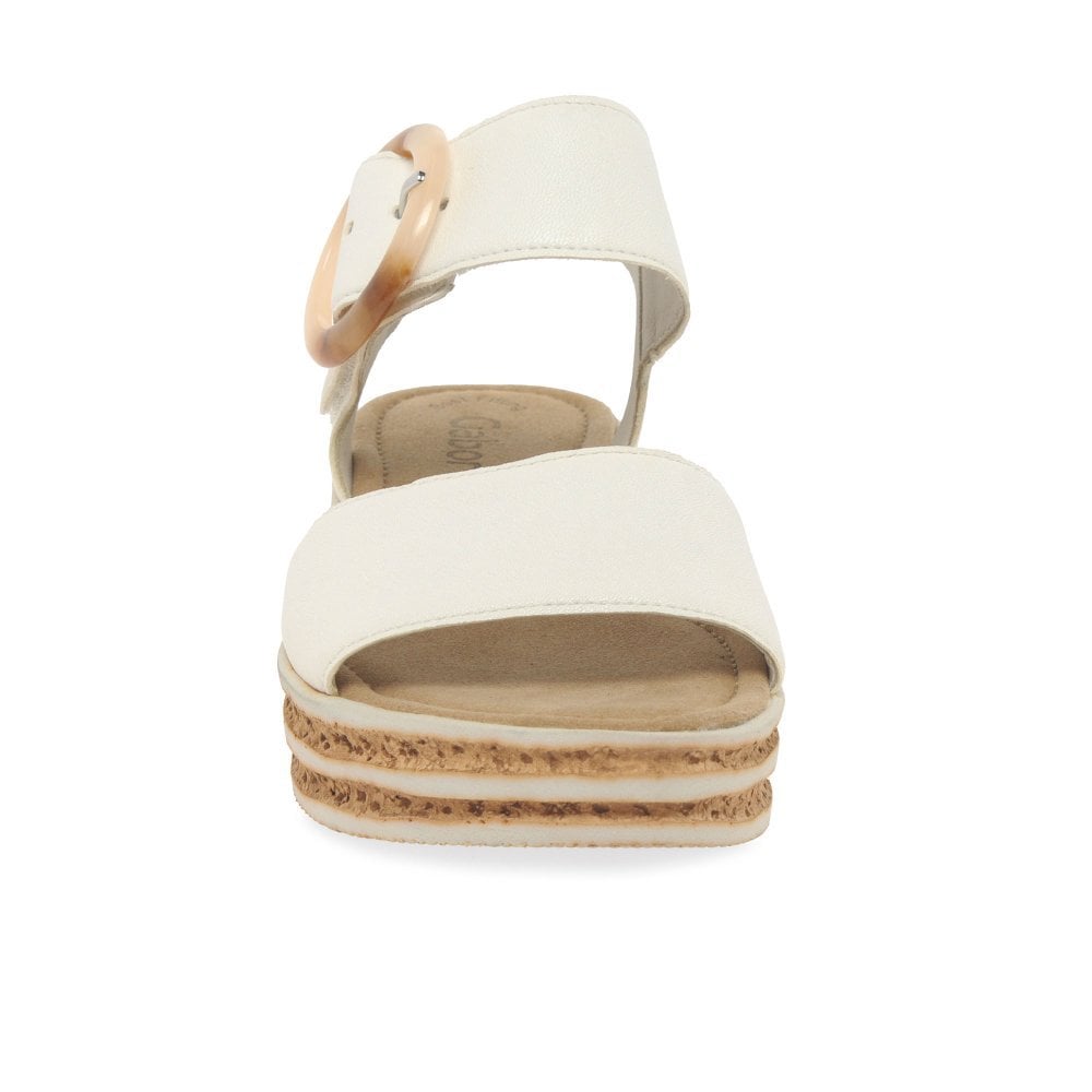 Gabor Andre Wedge Sandal - Latte - image 003 |ww_colour=latte|ww_order=003|