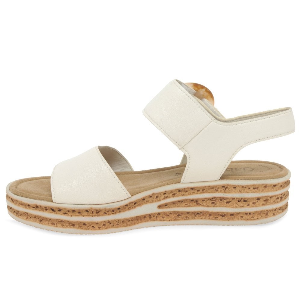 Gabor Andre Wedge Sandal - Latte - image 004 |ww_colour=latte|ww_order=004|