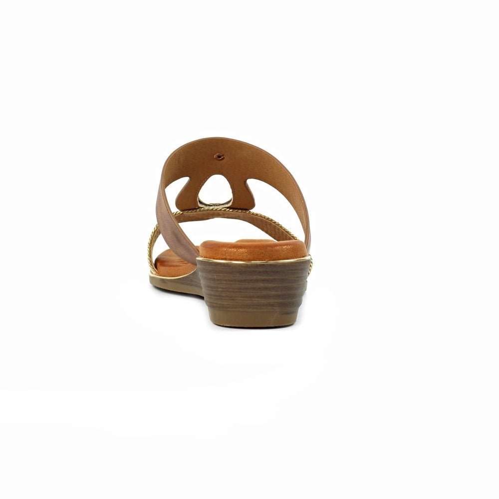 Lunar Porto Mule Sandal - Brown - image 004 |ww_colour=brown|ww_order=004|