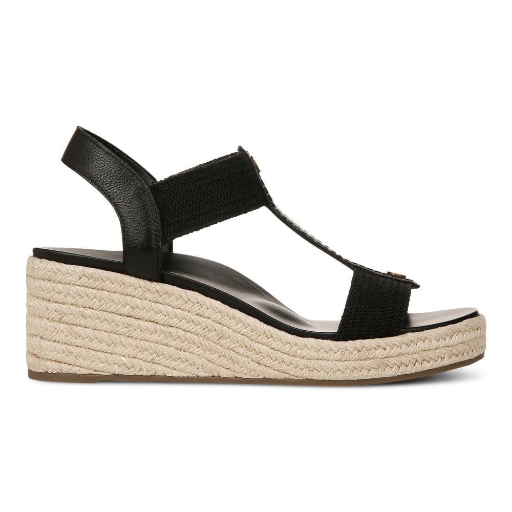 Vionic Calera Wide Fit Espadrille Sandal - Black - image 004 |ww_colour=black|ww_order=004|