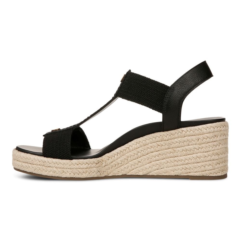 Vionic Calera Wide Fit Espadrille Sandal - Black - image 005 |ww_colour=black|ww_order=005|