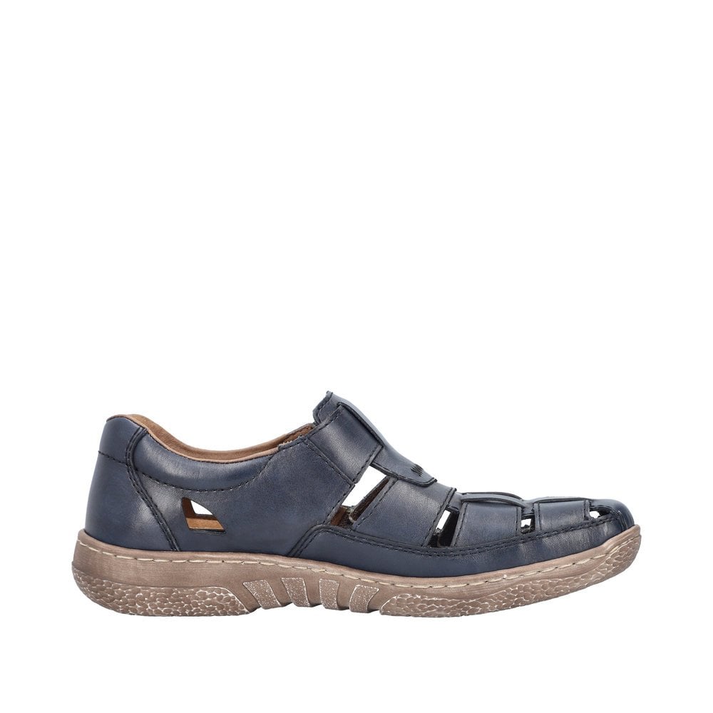 Rieker Fisherman Closed Toe Sandal - Blue - image 004 |ww_colour=blue|ww_order=004|