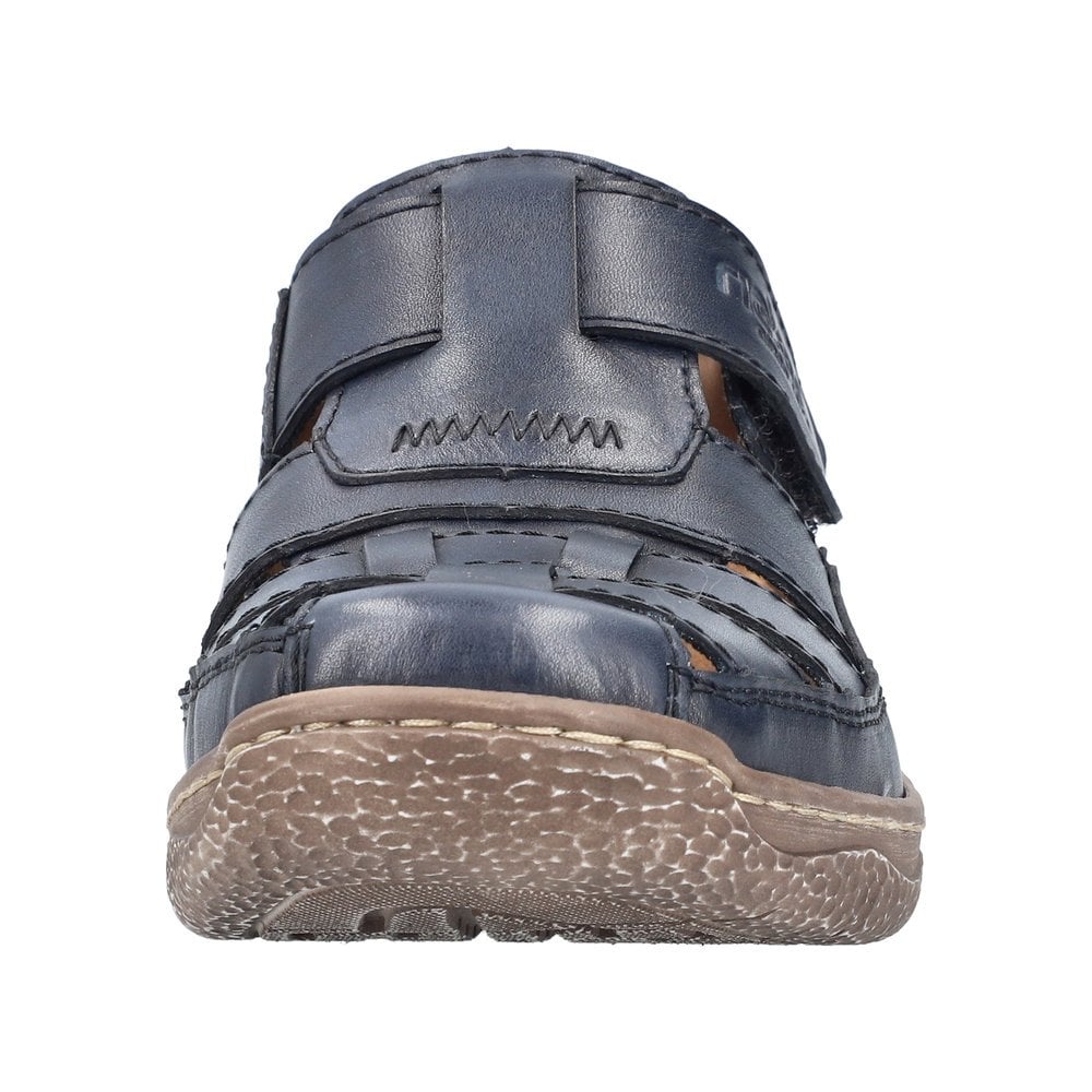 Rieker Fisherman Closed Toe Sandal - Blue - image 007 |ww_colour=blue|ww_order=007|