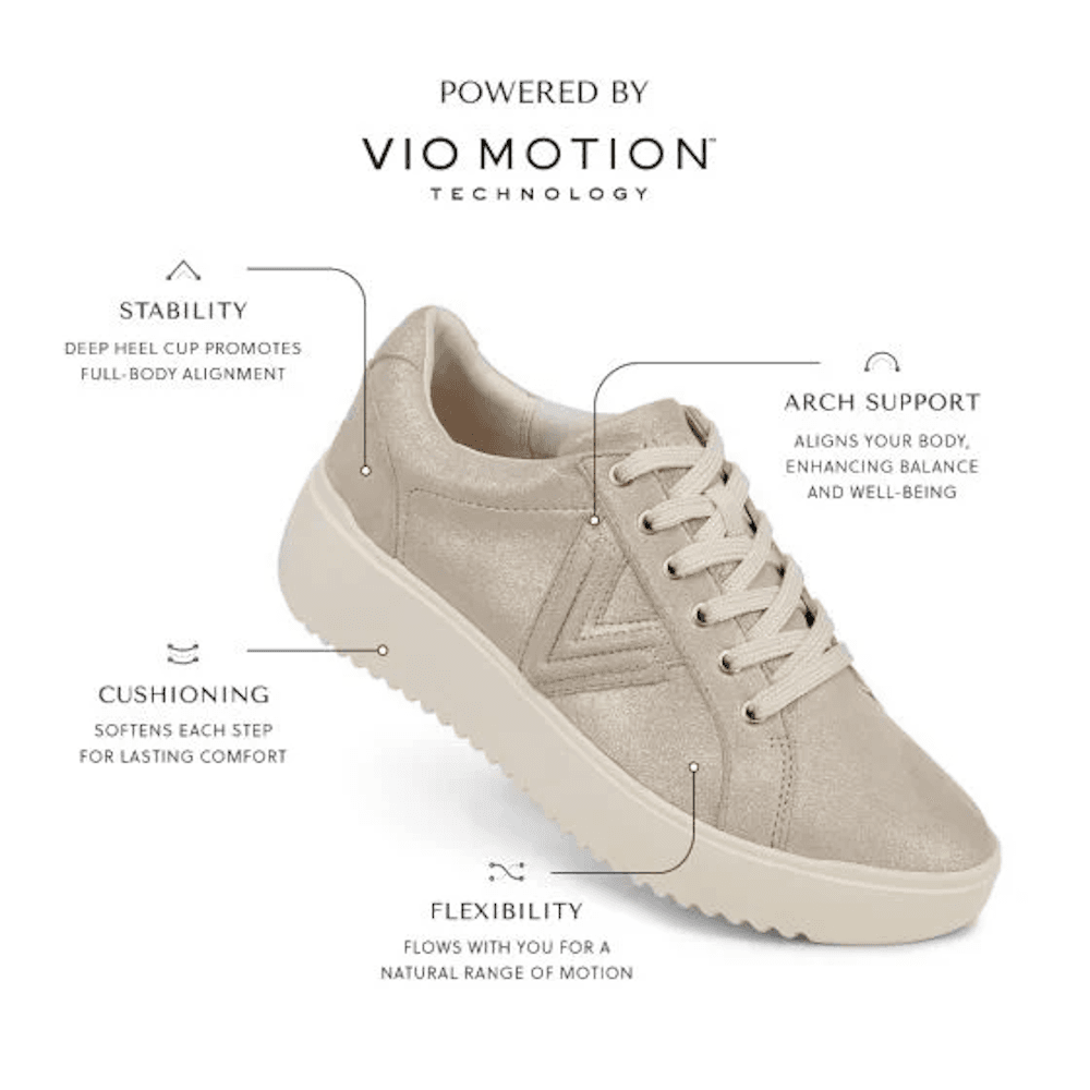 Vionic Kearny Lace Up - Gold - image 006 |ww_colour=gold|ww_order=006|