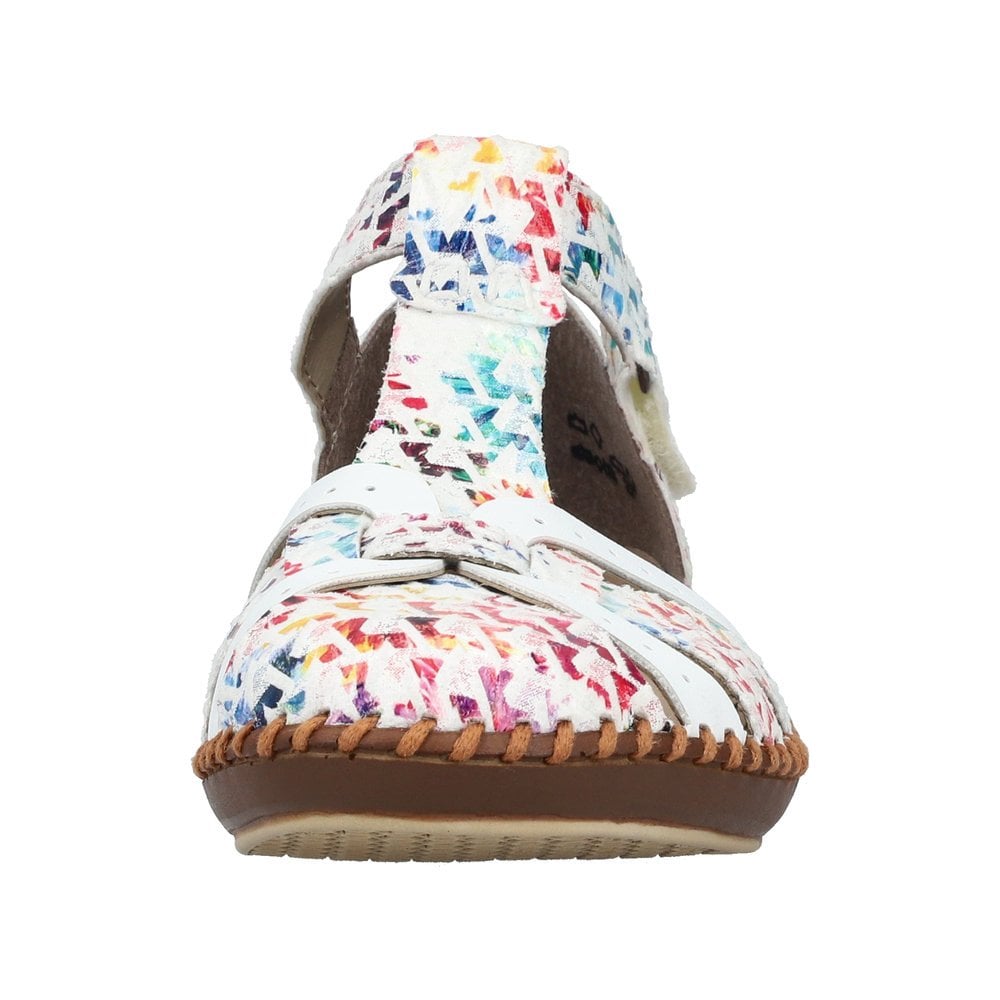 Rieker M1650 T Bar Summer Shoe - Multi - image 004 |ww_colour=multi|ww_order=004|