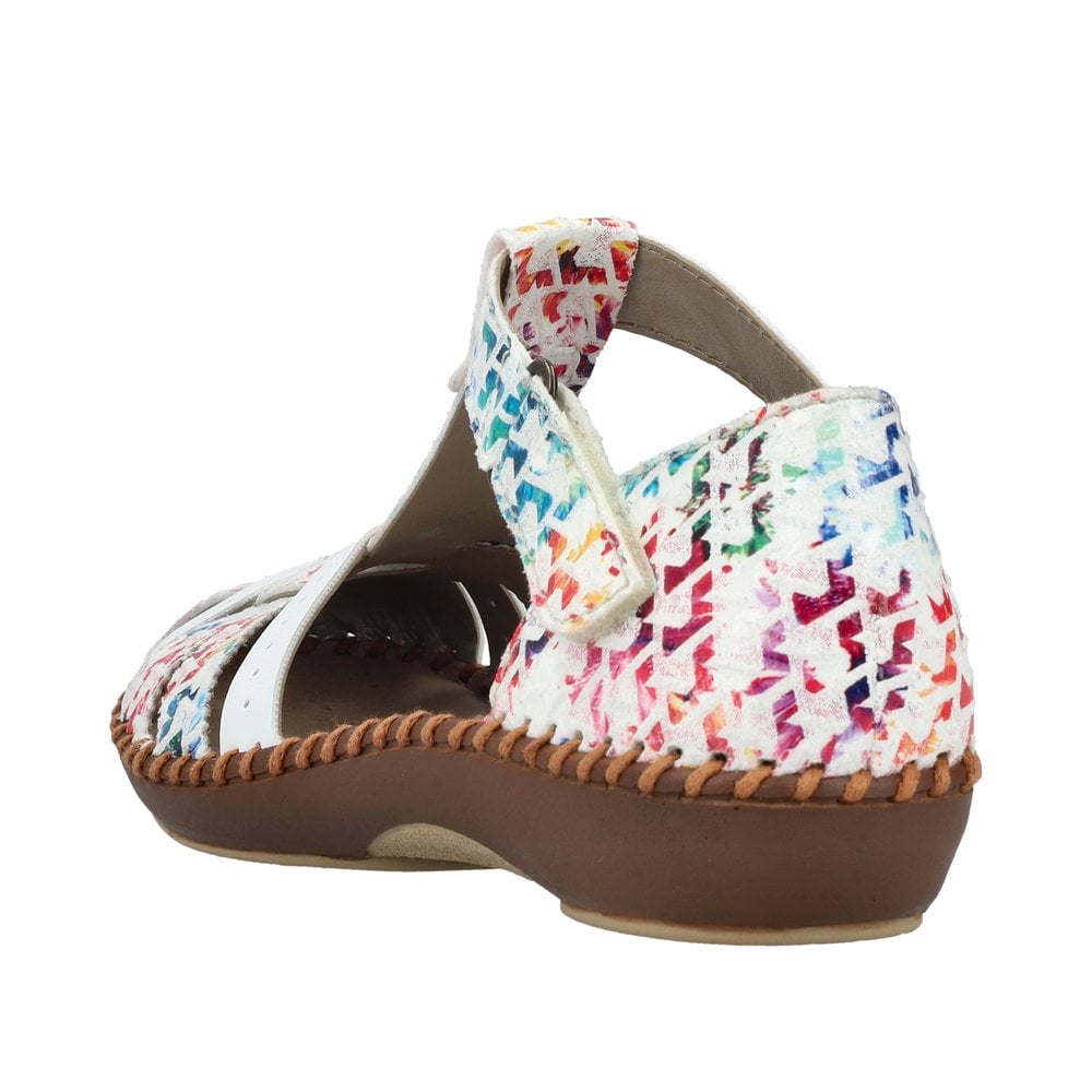 Rieker M1650 T Bar Summer Shoe - Multi - image 007 |ww_colour=multi|ww_order=007|