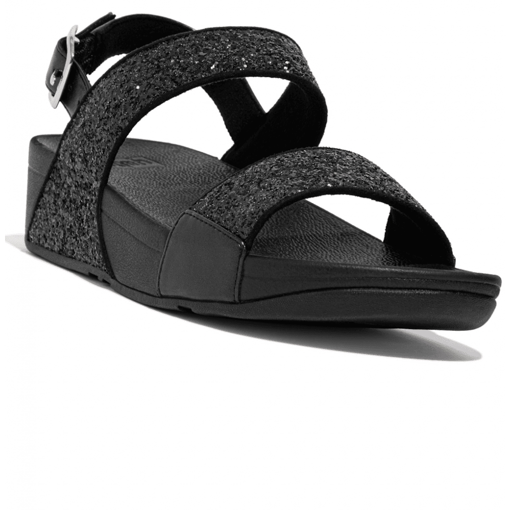 Fitflop Lulu Glitter Back-Strap Sandals - Black - image 001 |ww_colour=black|ww_order=001|