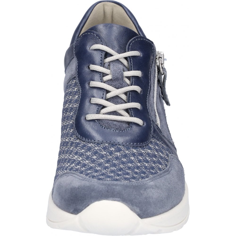 Waldlaufer H-Clara Lace-Up/Zip Casual Shoe - Jeans - image 003 |ww_colour=jeans|ww_order=003|