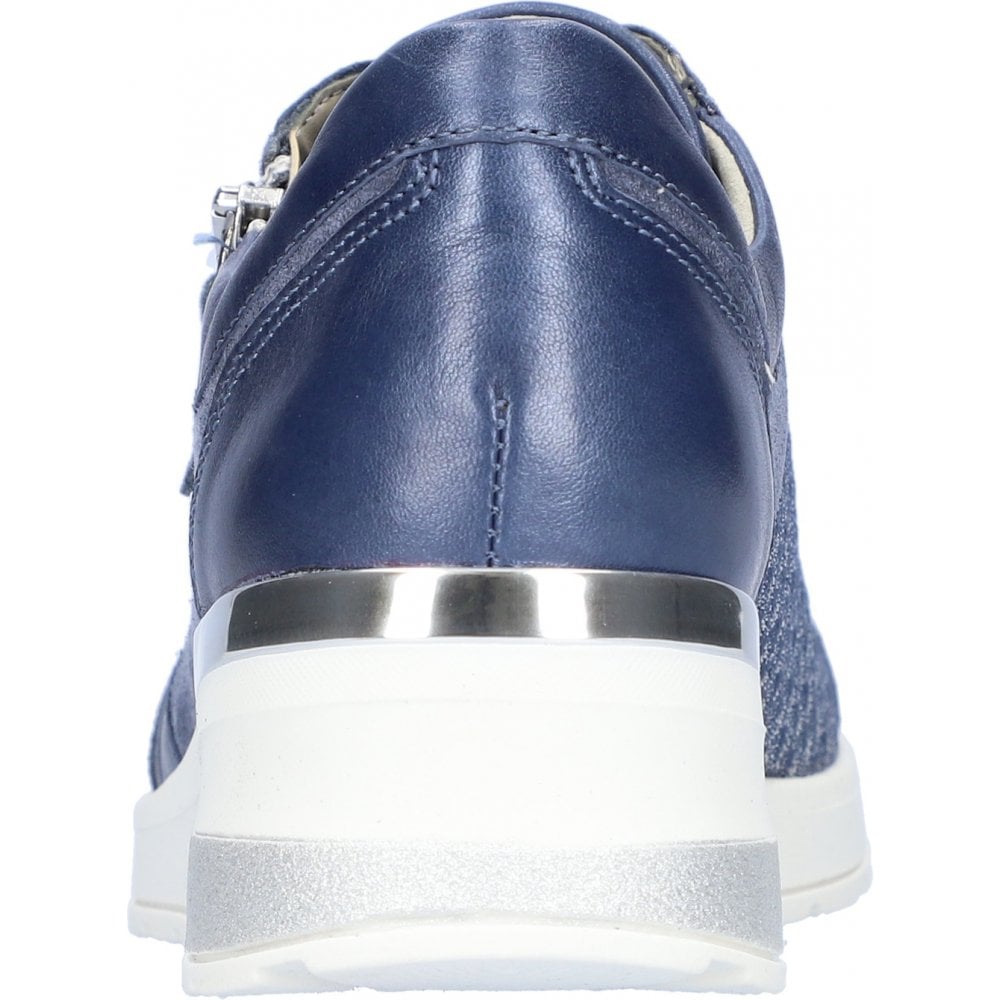 Waldlaufer H-Clara Lace-Up/Zip Casual Shoe - Jeans - image 005 |ww_colour=jeans|ww_order=005|
