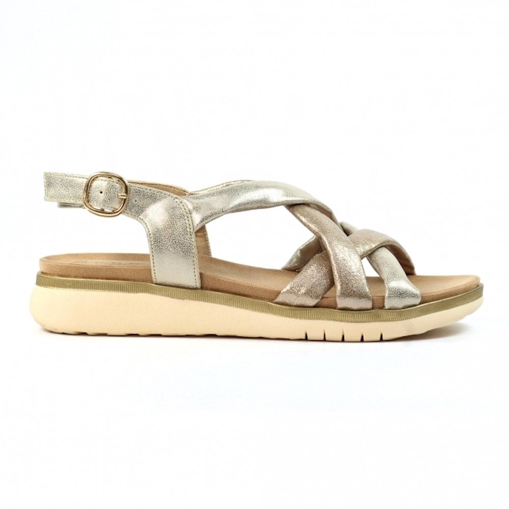 Lunar Roma Sandal - Gold - image 002 |ww_colour=gold|ww_order=002|