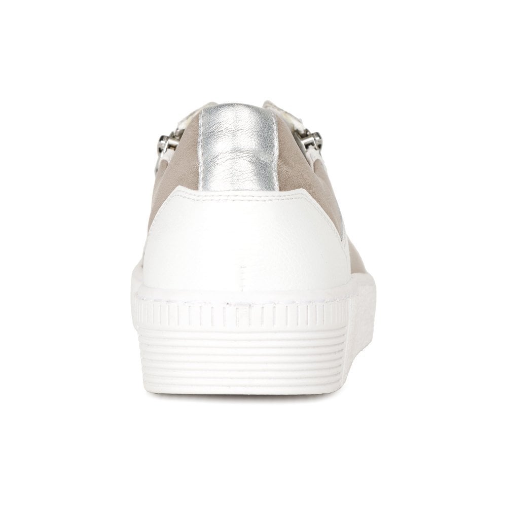 Gabor Wisdom Wemo Lace UpTrainers - White Silver - image 003 |ww_colour=white-silver|ww_order=003|