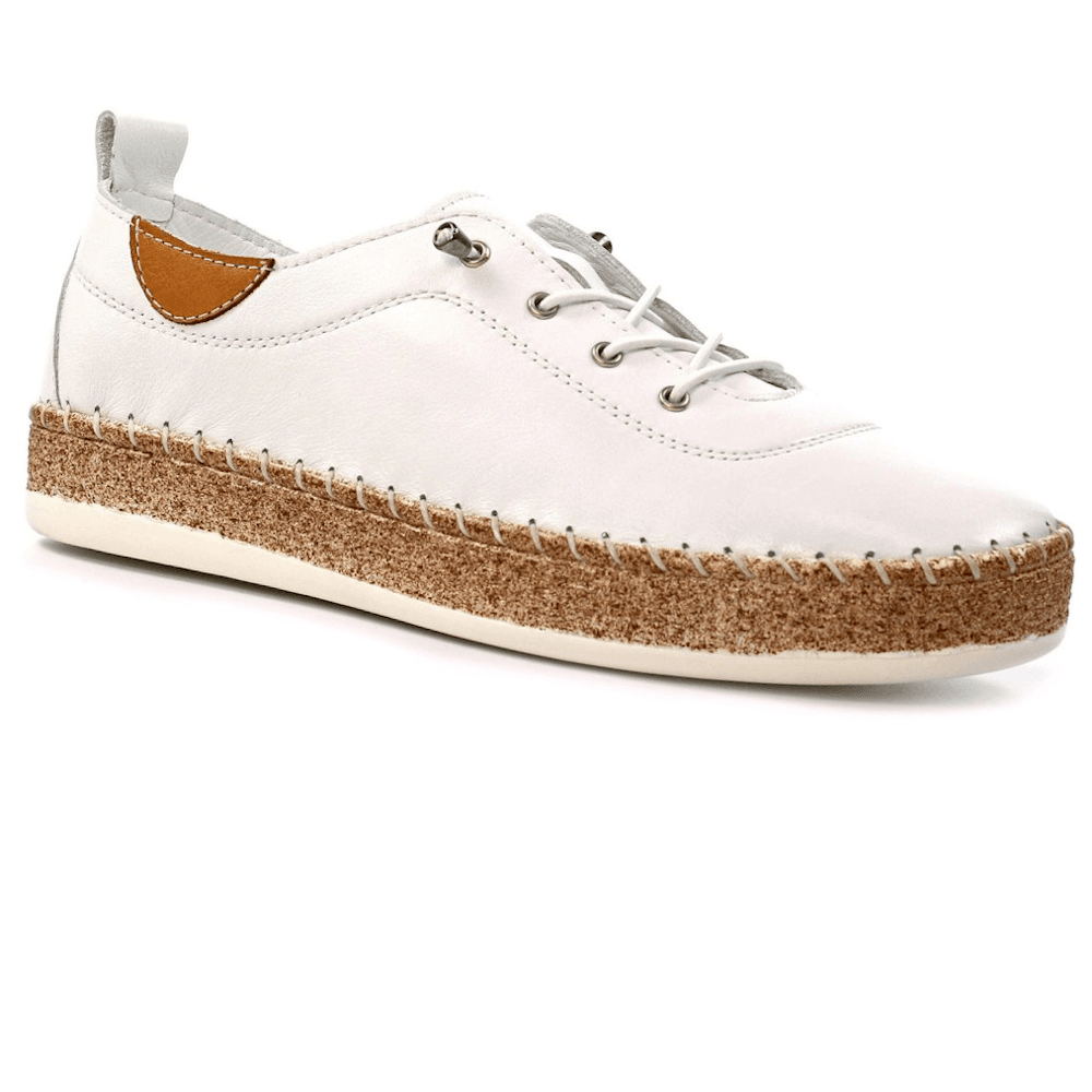 Lunar Evie Casual Shoe - White - image 001 |ww_colour=white|ww_order=001|