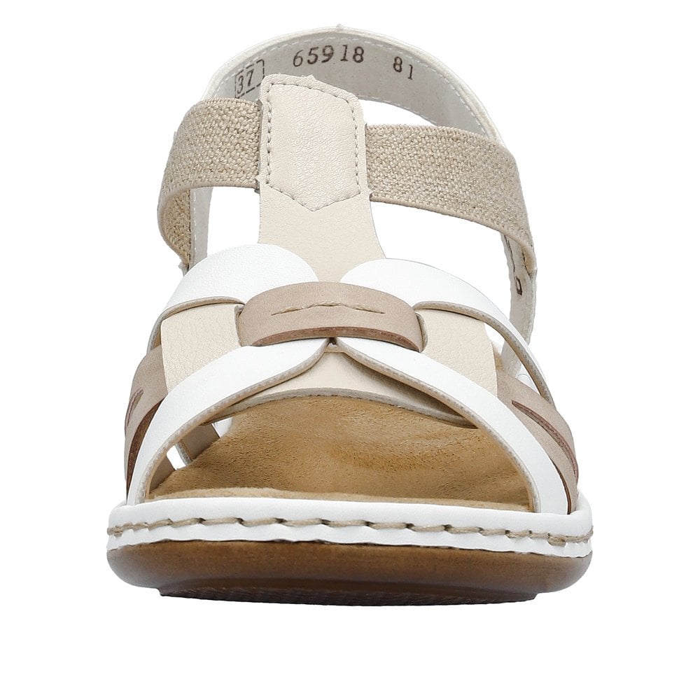 Rieker 65918 Slip On Sandal - White Combi - image 006 |ww_colour=white-combi|ww_order=006|