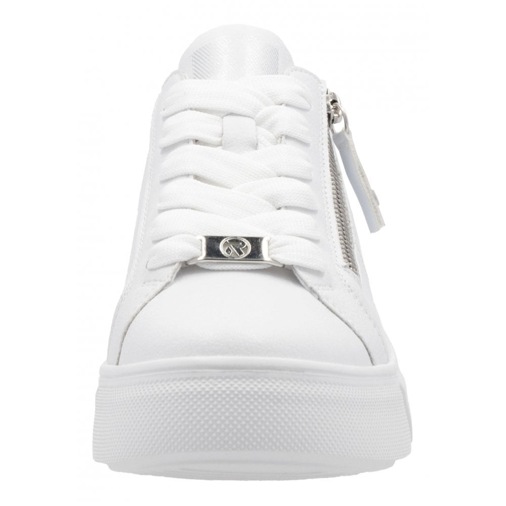 Rieker W2605 Lace Up/Zip trainer - White - image 006 |ww_colour=white|ww_order=006|