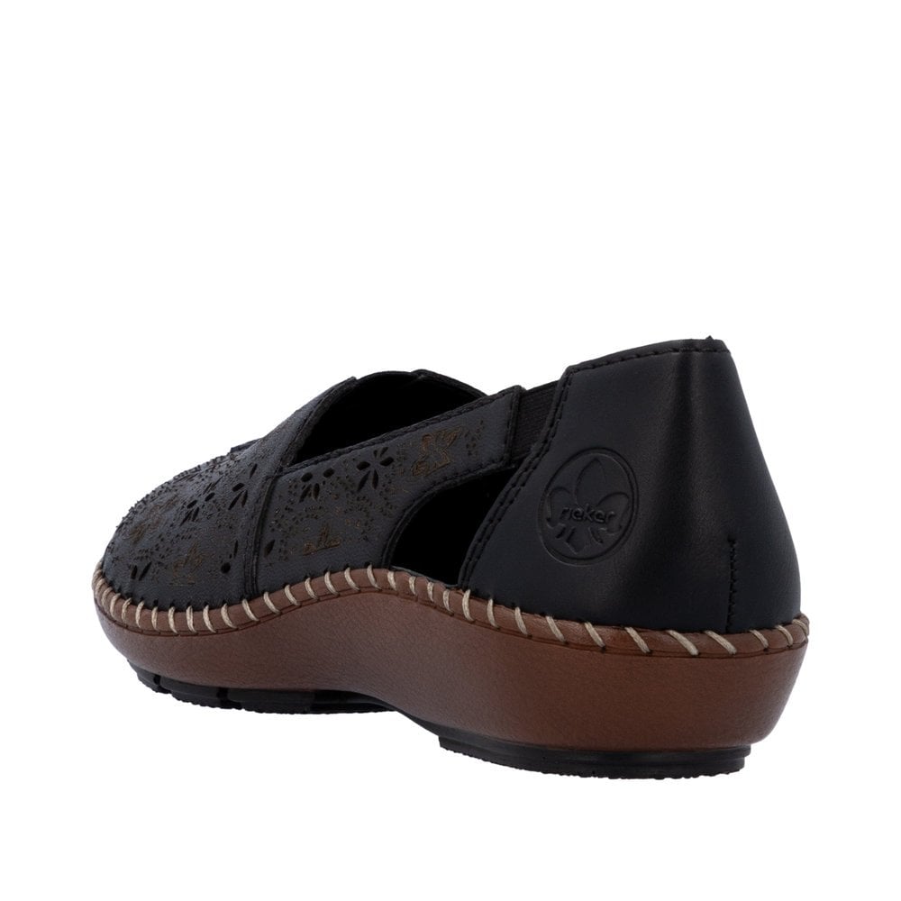 Rieker 44870 Slip On Summer Shoe - Black - image 003 |ww_colour=black|ww_order=003|
