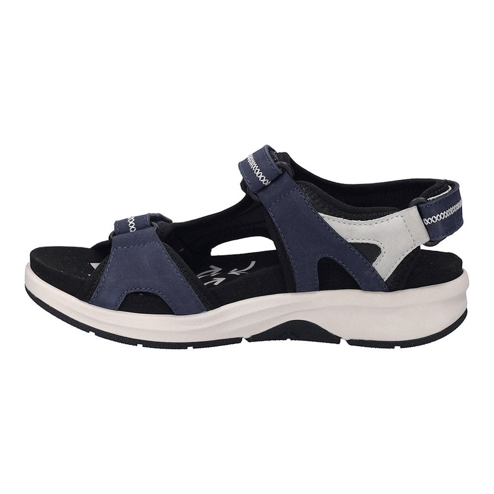 Josef Seibel Estelle 02 Touch Strap Arch Support Sandal - Blue Combi - image 003 |ww_colour=blue-combi|ww_order=003|