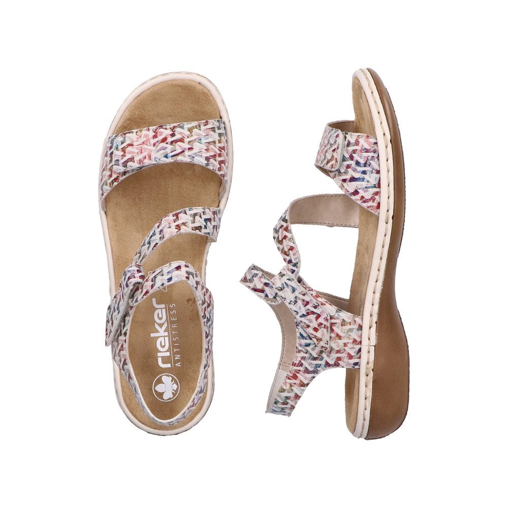 Rieker 659C7 Sling Back Hook & Loop Fastening Sandal - Multi Colour - image 006 |ww_colour=multi-colour|ww_order=006|