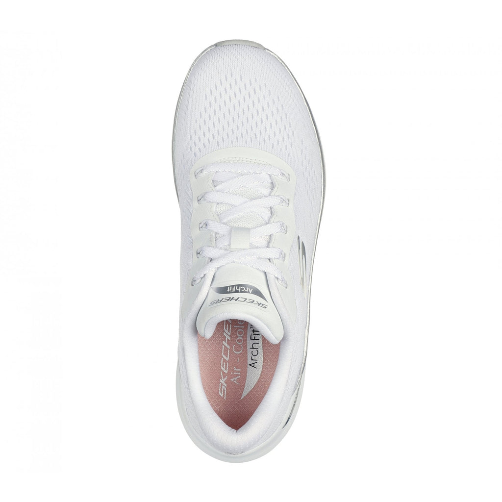 Skechers Arch Fit 2.0 - Glow The Distance - White/Silver - image 003 |ww_colour=white-silver|ww_order=003|