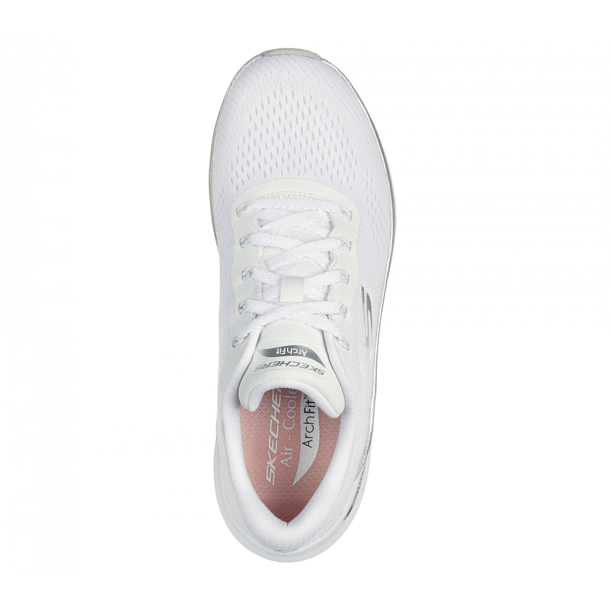 Skechers Arch Fit 2.0 - Glow The Distance - White/Silver - image 003 |ww_colour=white-silver|ww_order=003|