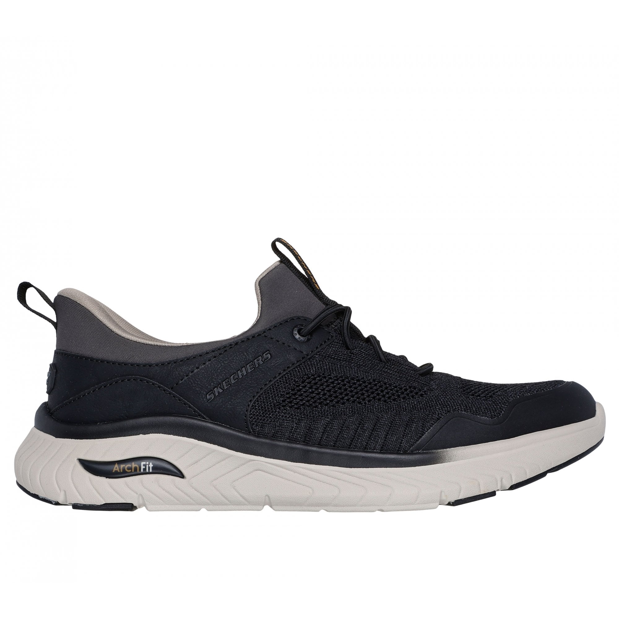Skechers Arch Fit Slip Ins - Emeric - Black - image 002 |ww_colour=black|ww_order=002|