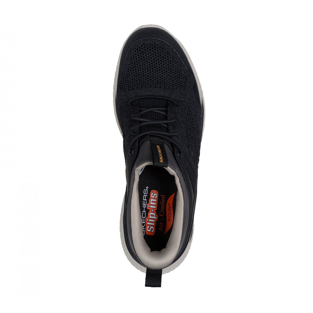 Skechers Arch Fit Slip Ins - Emeric - Black - image 003 |ww_colour=black|ww_order=003|