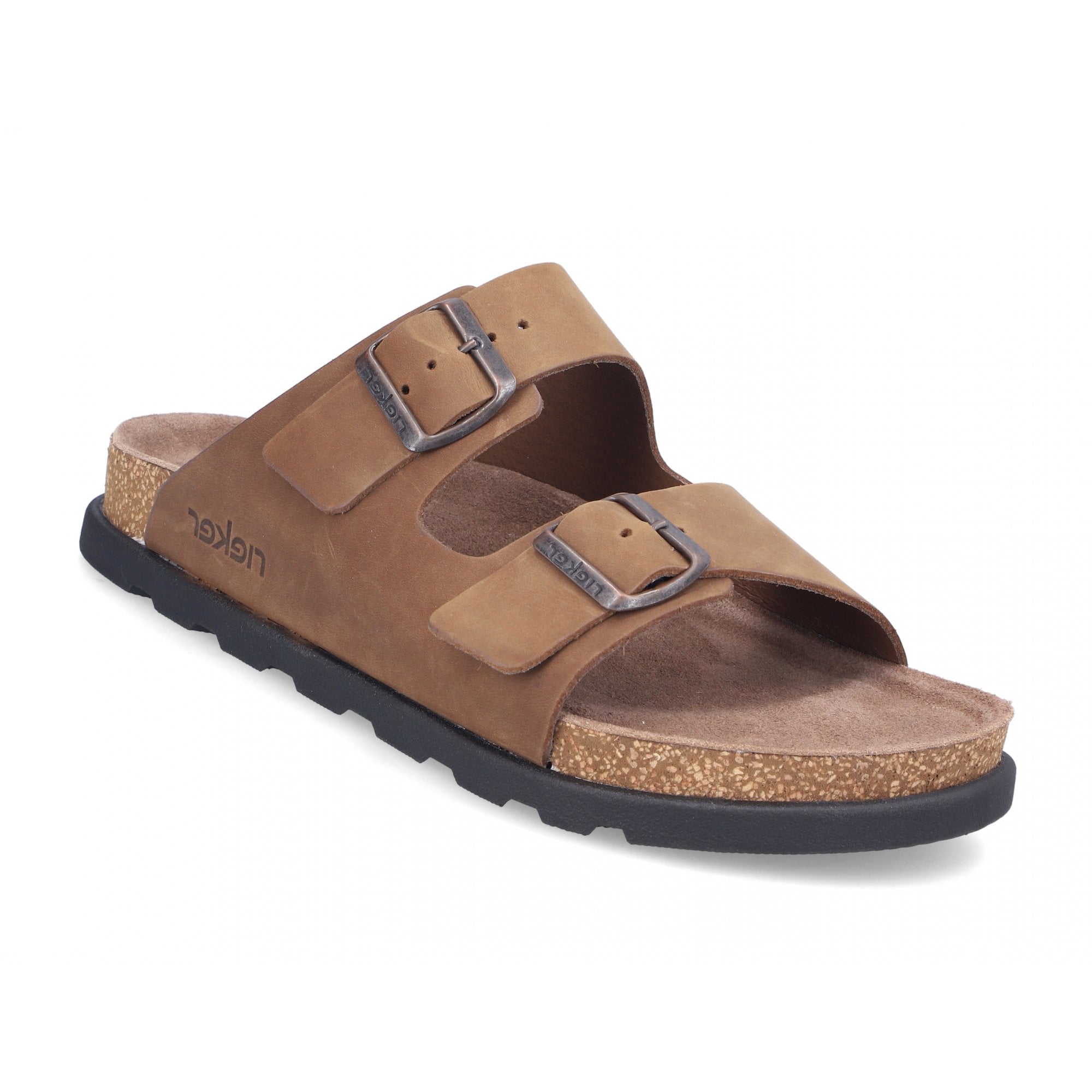 Rieker 21190 Extra Wide Buckle Sandal - Brown - image 001 |ww_colour=brown|ww_order=001|