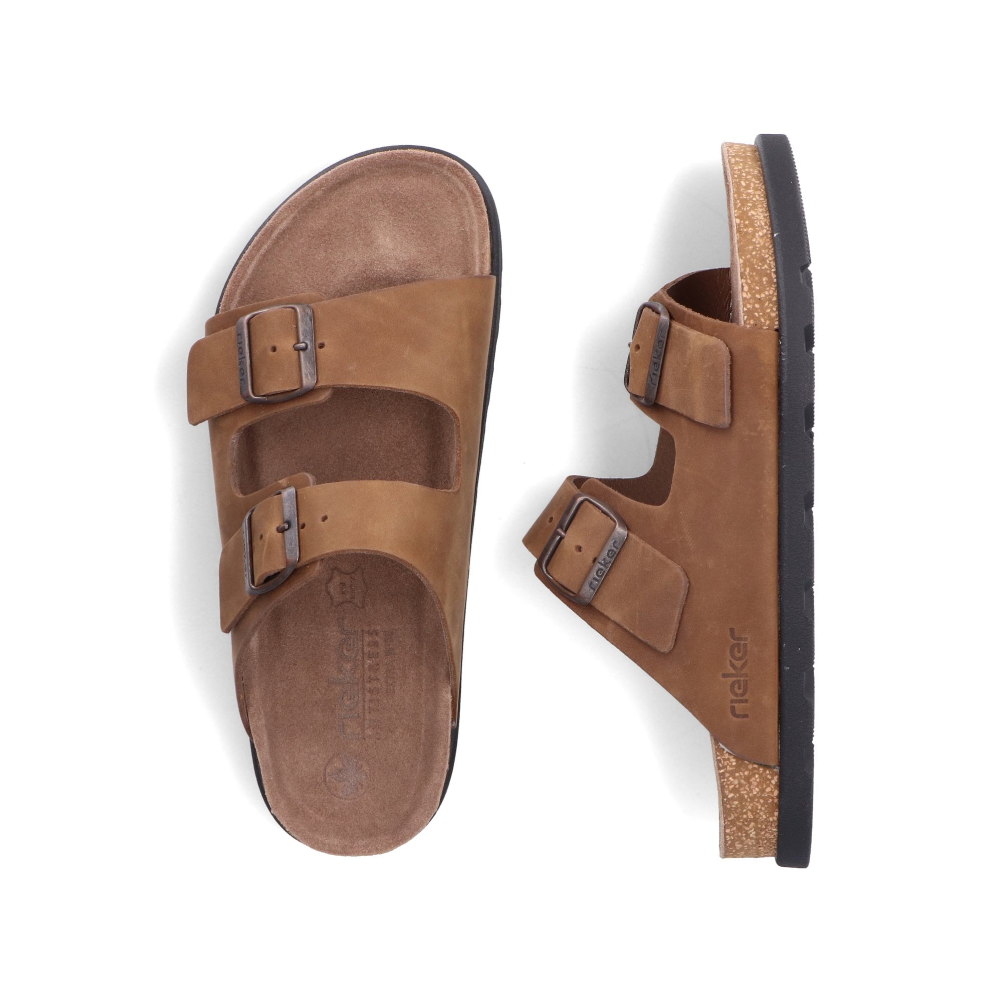 Rieker 21190 Extra Wide Buckle Sandal - Brown - image 004 |ww_colour=brown|ww_order=004|