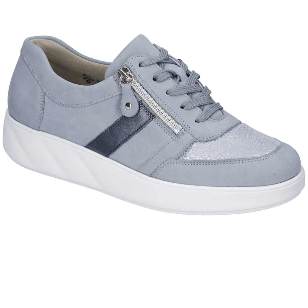 Waldlaufer K-Lili Wide Fit Casual Trainer Shoe - Jeans - image 001 |ww_colour=jeans|ww_order=001|