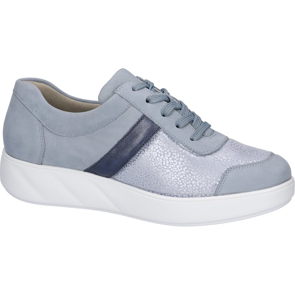 Waldlaufer K-Lili Wide Fit Casual Trainer Shoe - Jeans - image 004 |ww_colour=jeans|ww_order=004|
