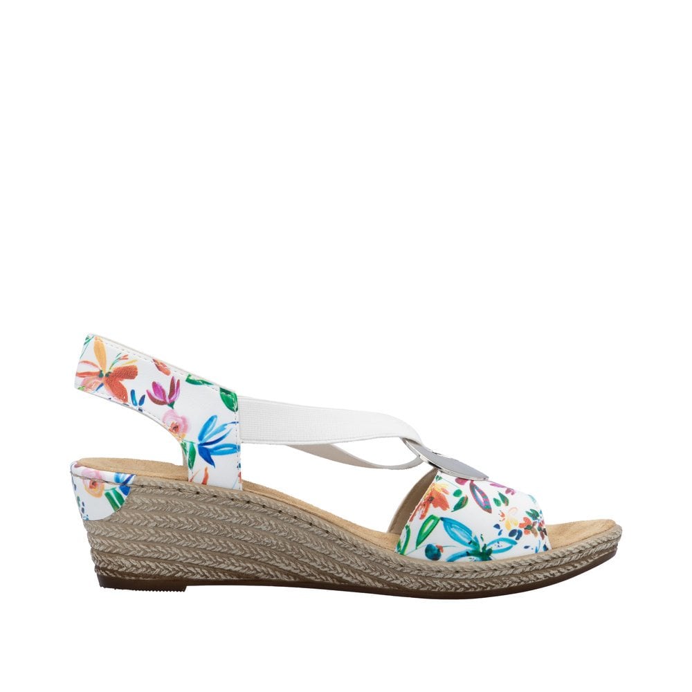 Rieker Slip On Wedge Sandal - Multi - image 003 |ww_colour=multi|ww_order=003|