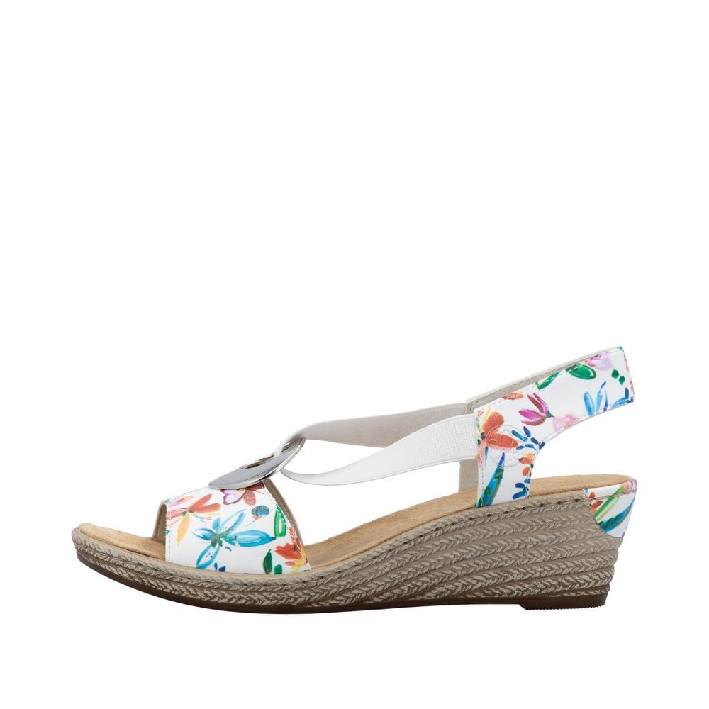 Rieker Slip On Wedge Sandal - Multi - image 006 |ww_colour=multi|ww_order=006|