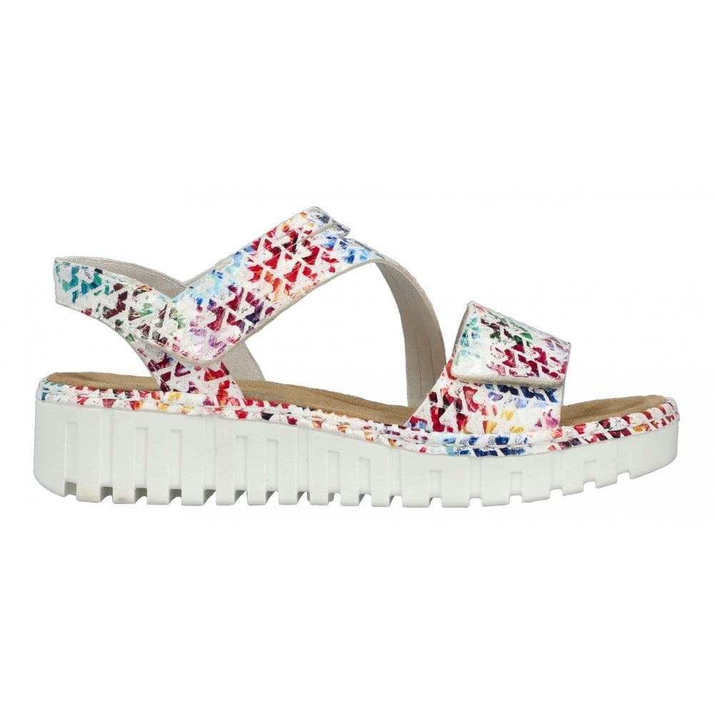 Rieker V1364 Double Strap Sandal - Multi - image 006 |ww_colour=multi|ww_order=006|