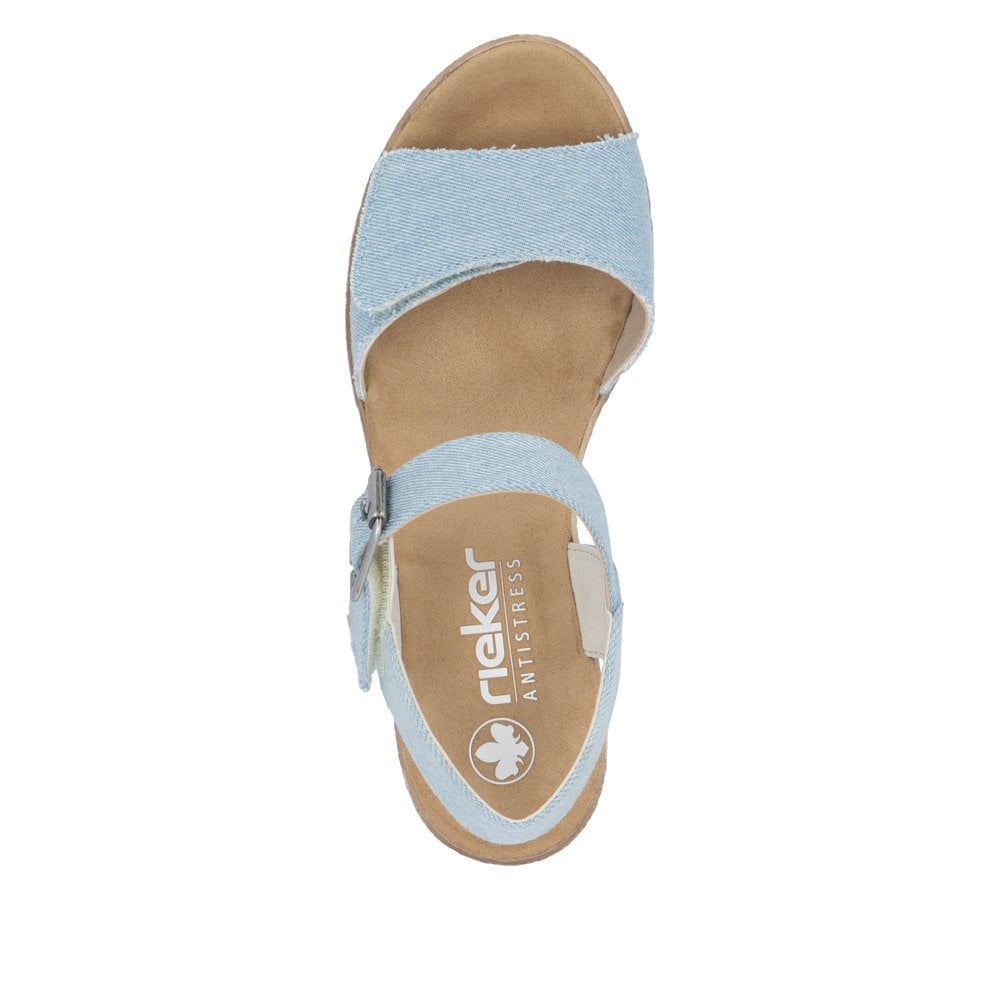 Rieker 61960 Wedge Sandal - Blue - image 009 |ww_colour=blue|ww_order=009|