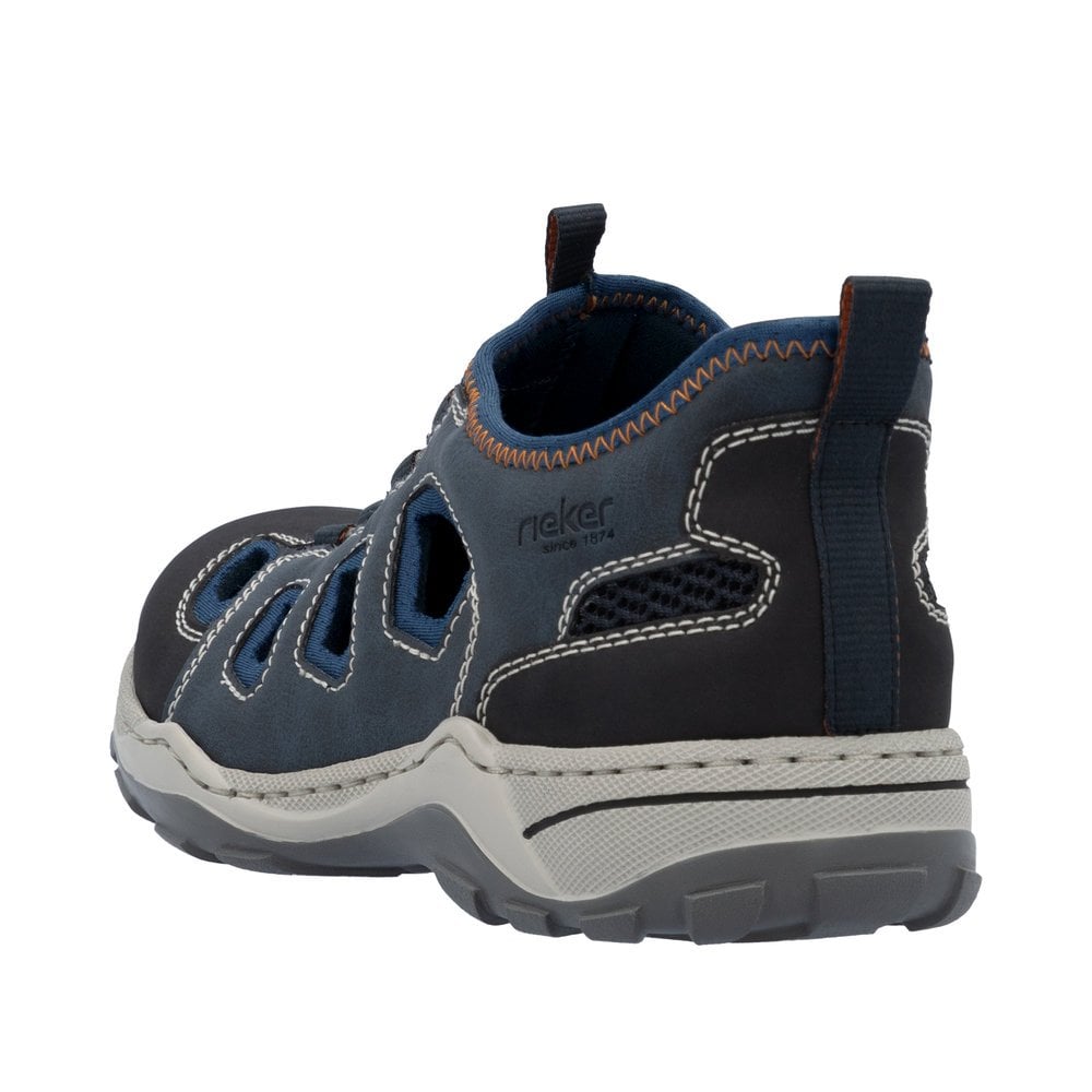 Rieker 08078 Slip On Summer Shoe - Blue - image 004 |ww_colour=blue|ww_order=004|